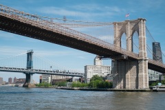 Brooklyn and Manhattan Bridges, NYC
